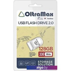 USB Flash OltraMax 330 128GB (белый)