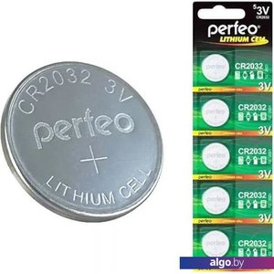 Батарейка Perfeo Lithium CR2032/5BL 5 шт