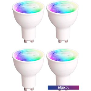 Светодиодная лампочка Yeelight Smart Bulb W1 Multicolor YGYC0120004WTEU GU10 4.5 Вт (4 шт)