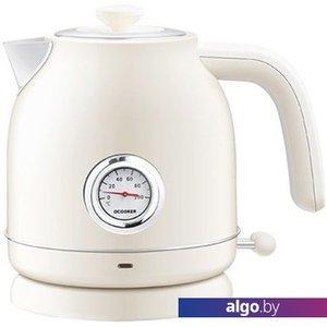 Электрический чайник Qcooker QS-1701 (евро вилка, бежевый)