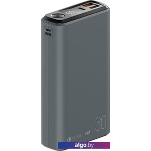 Внешний аккумулятор Olmio QS-30 30000mAh (темно-серый)