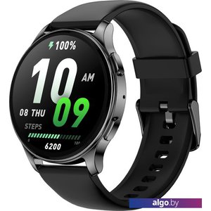 Умные часы Amazfit POP 3R (черный, с силиконовым ремешком)