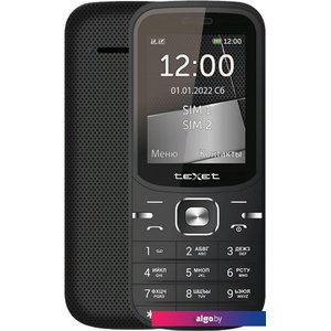 Кнопочный телефон TeXet TM-219 (черный)
