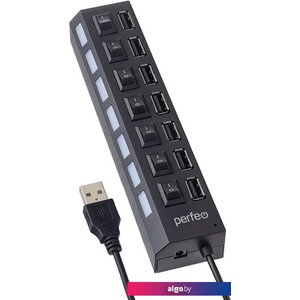 USB-хаб Perfeo PF-H033 (черный)