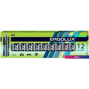 Батарейки Ergolux Alkaline LR6 (AA) 12шт