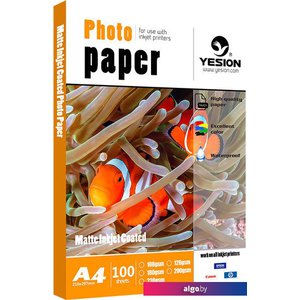 Фотобумага Yesion матовая A4, 170 г/м2, 50 л