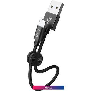 Кабель Hoco X35 USB Type-A - USB Type-C (0.25 м, черный)