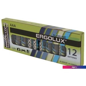 Батарейки Ergolux Alkaline LR03 (AAA) 12шт