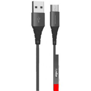 Кабель Atomic Fibratouch USB-microUSB 1.5 м (черный)