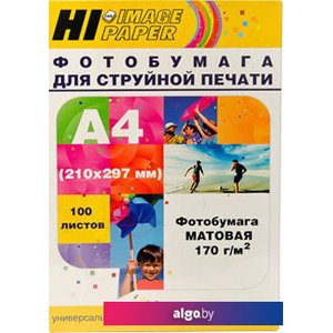 Фотобумага Hi-Black Hi-Image матовая А4, 170 г/м2, 100 л [A2118]