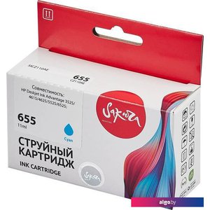 Картридж Sakura Printing SICZ110AE (аналог HP 655 Cyan)