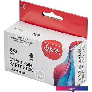 Картридж Sakura Printing SICZ109AE (аналог HP 655 Black)