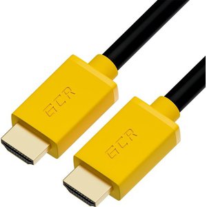 Кабель Greenconnect Russia GCR-HM441-5.0m HDMI - HDMI (5 м, желтый\черный)