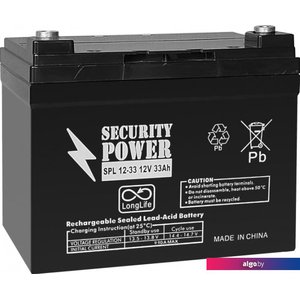 Аккумулятор для ИБП Security Power SPL 12-33 (12В/33 А·ч)