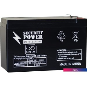 Аккумулятор для ИБП Security Power SPL 12-7,2 F2 (12В/7.2 А·ч)