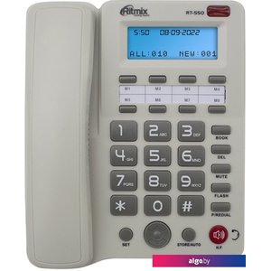 Проводной телефон Ritmix RT-550 (белый)