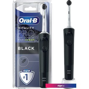 Электрическая зубная щетка Oral-B Vitality Pro D103.413.3 Precision Clean Charcoal PureClean 4210201427759 (черный)