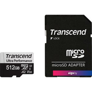 Карта памяти Transcend microSDXC 340S 512GB (с адаптером)