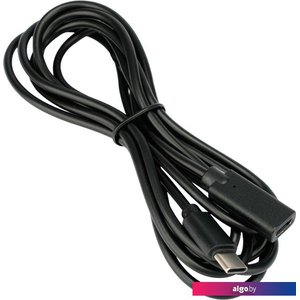 Кабель Cablexpert CCP-USB2-CMCF-2M USB Type-C - USB Type-C (2 м, черный)