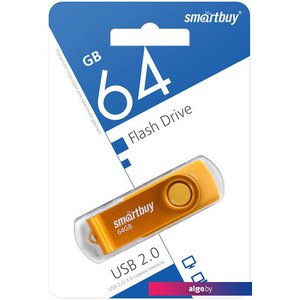 USB Flash SmartBuy Twist 64GB (желтый)