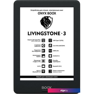 Электронная книга Onyx BOOX Livingstone 3