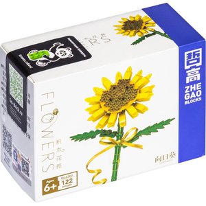 Конструктор Zhe Gao Flowers QL2360 Цветок Подсолнуха