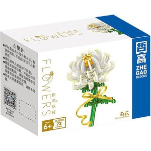 Конструктор Zhe Gao Flowers QL2336B Цветок Хризантемы