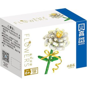 Конструктор Zhe Gao Flowers QL2346B Цветок Камелии