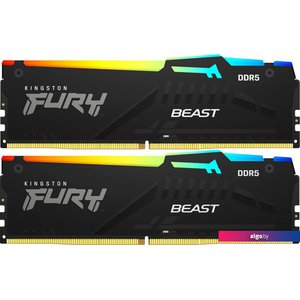 Оперативная память Kingston FURY Beast RGB 2x32ГБ DDR5 5600 МГц KF556C36BBEAK2-64