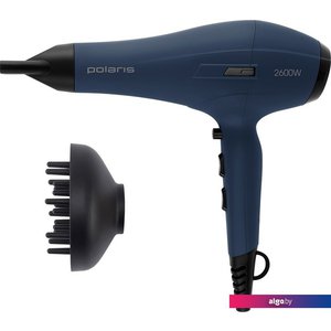 Фен Polaris PHD 2600AСi Salon Hair (синий)