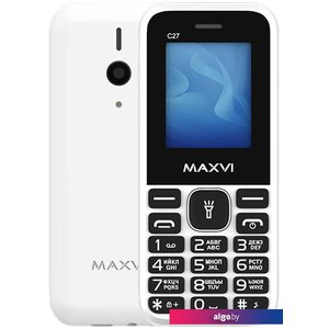 Кнопочный телефон Maxvi C27 (белый)