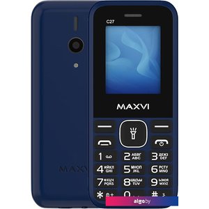 Кнопочный телефон Maxvi C27 (синий)