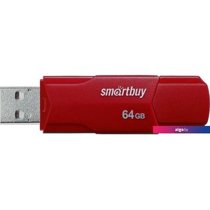 USB Flash SmartBuy Clue 64GB (бордовый)