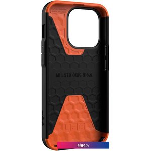 Чехол для телефона Uag для iPhone 14 Pro Civilian Black 114042114040