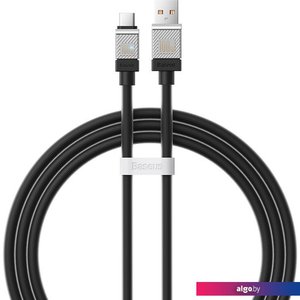 Кабель Baseus CoolPlay Series USB Type-A - USB Type-C (1 м, черный)