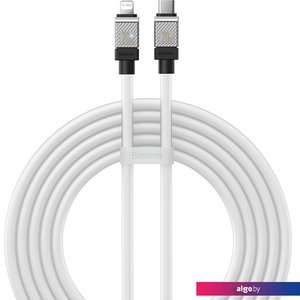 Кабель Baseus CoolPlay Series USB Type-C - Lightning (2 м, белый)