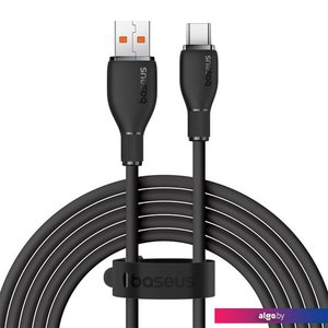 Кабель Baseus Pudding Series USB Type-A - USB Type-C (2 м, черный)