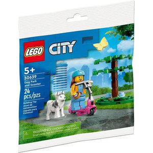 Конструктор LEGO City 30639 Парк для собак и самокат