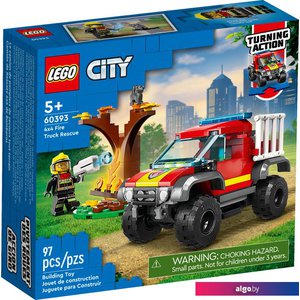 Конструктор LEGO City 60393 Спасательный пожарный внедорожник