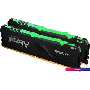 Оперативная память Kingston FURY Beast RGB 2x8ГБ DDR4 2666 МГц KF426C16BB2AK2/16