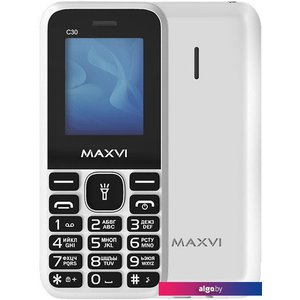 Кнопочный телефон Maxvi C30 (белый)