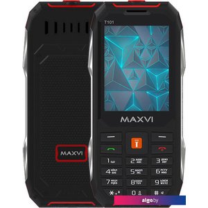 Кнопочный телефон Maxvi T101 (красный)