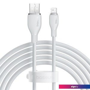 Кабель Baseus Pudding Series USB Type-A - Lightning (2 м, белый)