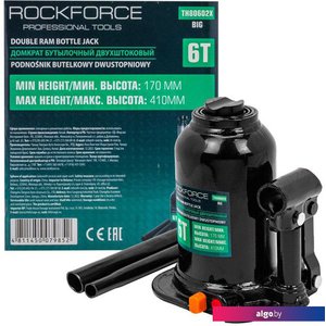 Бутылочный домкрат RockForce RF-TH80602X BIG 6т