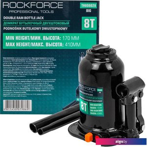 Бутылочный домкрат RockForce RF-TH80802X BIG 8т