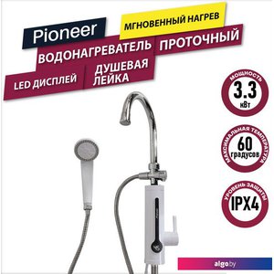 Проточный электрический водонагреватель кран+душ Pioneer WH657SH