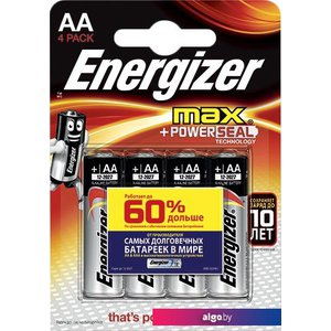 Батарейка Energizer Max E91/AA E300157104P 4шт