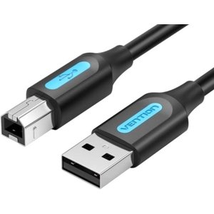 Кабель Vention COQBG USB Type-A - USB Type-B (1.5 м, черный)