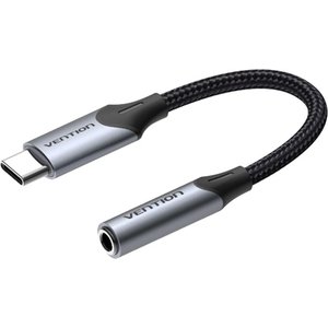 Кабель Vention BGJHA USB Type-C - 3.5 Jack (0.1 м, черный)