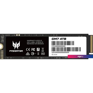 SSD Acer Predator GM7 4TB BL.9BWWR.120